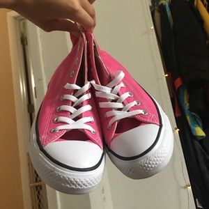 Brand New!! Hot Pink High Top Converse